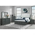 thumbnail image 6 of Global Furniture USA Rowan/Tatum Grey Contemporary Nightstand, 1 Count, 6 of 6