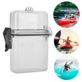 thumbnail image 1 of Plastic Transparent Underwater, Kayak Sealing Box with Warn  Winch Water Sports Atv Control Kit Rope Hook for Surfing Canoe Gris, 1 of 7