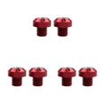 thumbnail image 2 of maskred 2 Pcs M10x1.25 Rearview Mirrors Thread Screw Bolts Plug Hole Red Positive 10mm 3Set, 2 of 6