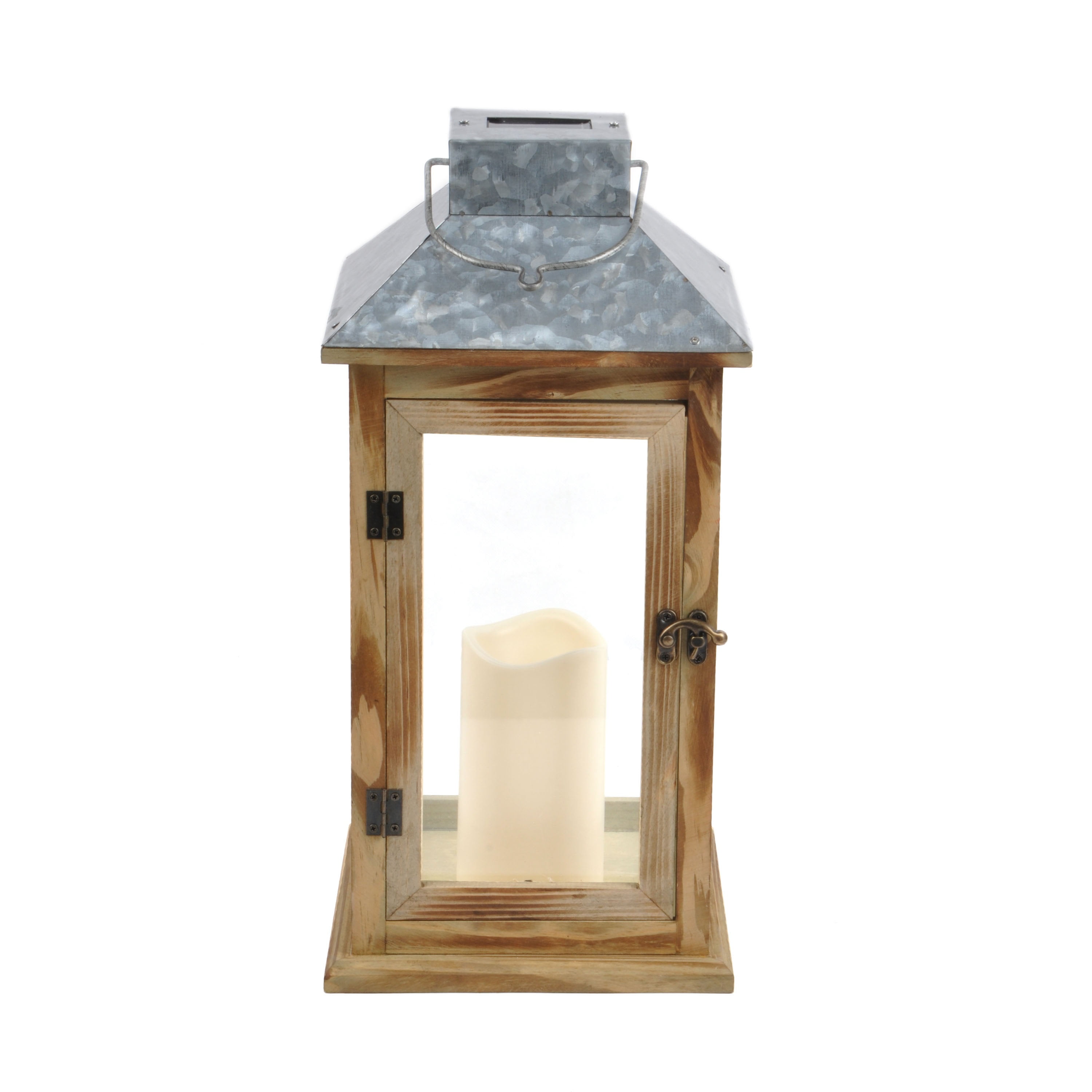 Brown//Bronze 15 Tall 8 Wide S.Star Horse Metal Electric Lantern