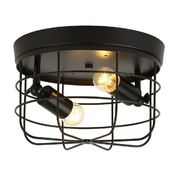 Industrial Close To Ceiling Light Fixtures Farmhouse Style Semi Flush Mount Lighting Vintage Lamp Bulb Metal Cage For Hallway Bedroom Living Room Dining Kitchen Decorations Com - Plug In Flush Mount Ceiling Light Industrial Close To Ceiling Light Fixtures Farmhouse Style Semi Flush Mount Lighting Vintage Lamp Bulb Metal Cage For Hallway Bedroom Living Room Dining Kitchen Decorations Com - Plug In Flush Mount Ceiling Light
