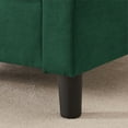 thumbnail image 3 of Pingliang Home Linen Fabric Accent Chairs, Mid Century Modern Armchair, Upholstered Comfy Single Sofa 1 Seat Sofa for Living Room, Apartment, Bedroom,Small Space Studio Office,Green, 3 of 11
