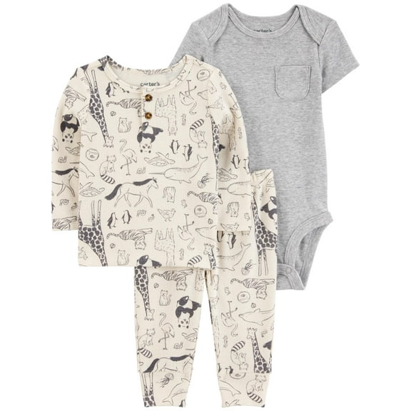Carter's Child of Mine Baby Boy Outfit Set, 3-Piece, Sizes Newborn-12 Months
