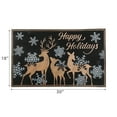 thumbnail image 3 of Rubber Mat (Happy Holidays - Reindeer), 3 of 3