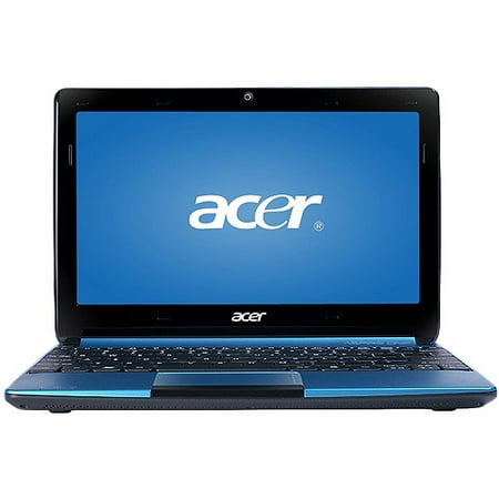 Acer Refurbished Aquamarine Blue 10.1" Aspire One AOD270-1865 Netbook PC with Intel Atom 2600 Processor and Windows 7 Starter