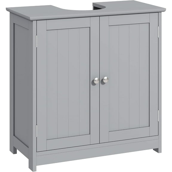 NALYL Pedestal Sink Storage Cabinet, Vanity Base Cabinet, Under Sink Bathroom Cabinet with U-Shape Cut-Out and Adjustable Internal Shelf,