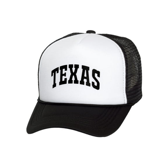 Mens US States Trucker Hats - United States Collection Snapback Cap, Texas