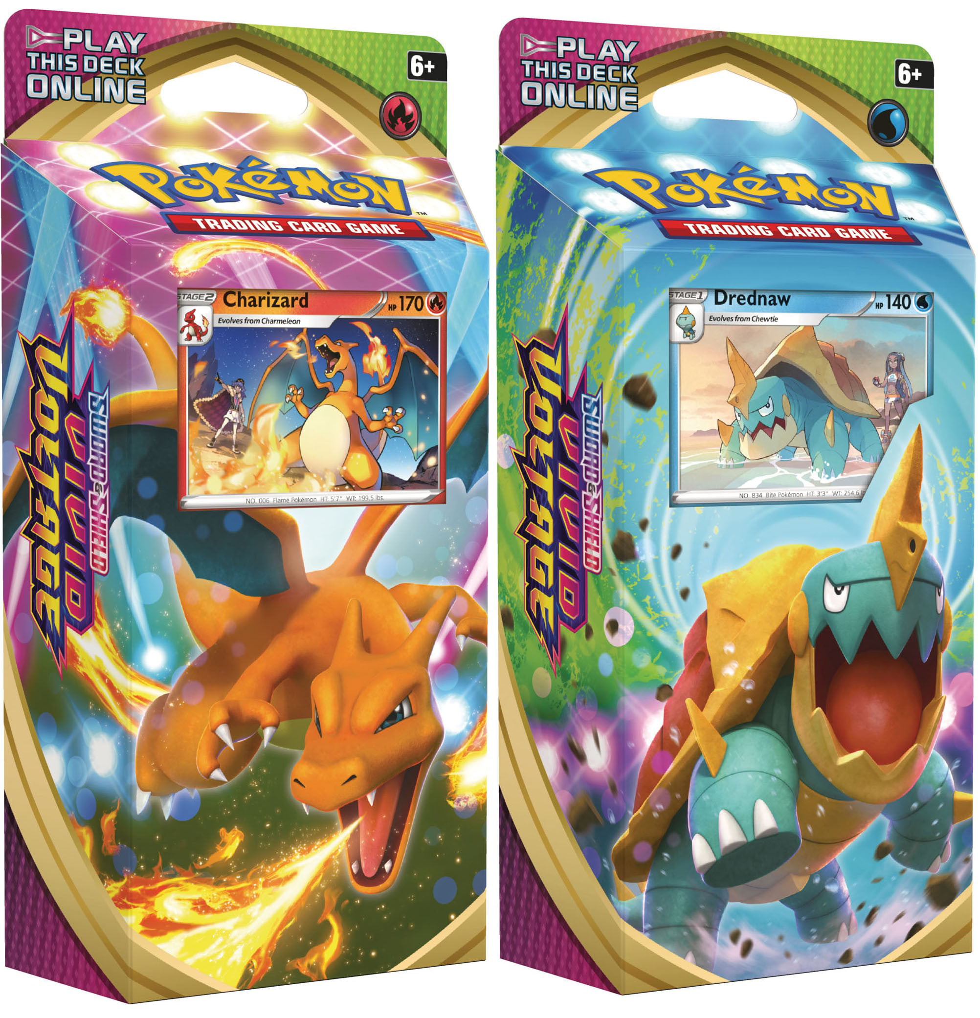 Pokemon Trading Card Game Sword and Shield Vivid Voltage Drednaw Theme Deck 1 PC for sale online 