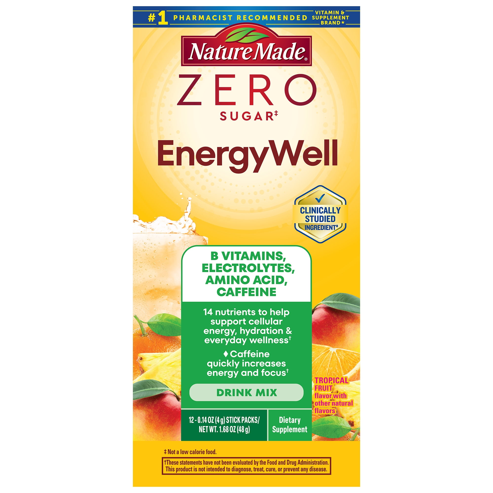 シラヌイ Gゾーン トリガー Nature Made Zero Sugar EnergyWell Drink Mix Packets for Energy
