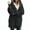 A Dark Gray, variant on 2025 Women's Long Sleeve Plush Cardigan Hoodie Coat Oversized Loose Fit Jackets with Pockets Fall Winter Soft Comfy Open Front Hooded Sweater Trendy Solid Warm Outwear