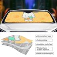 thumbnail image 1 of Windshield Sun Shade Foldable Car Front Window Sunshade For Car Suv Trucks Vans - Best Heat Shield Blocker Visor Cover Blocks Uv Rays And Keeps Your Vehicle Cool-Medium, 1 of 1