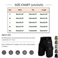 thumbnail image 3 of Men's Summer Tactical Shorts, Outdoor Work Uniform Officer Training Shorts with Camo Print, Lightweight Quick-Dry 5-Inch Inseam ,Black 2XL, 3 of 5