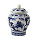 thumbnail image 2 of Tarro de cerámica, tarro de estilo chinoiserie asiático, regalo, artesanías, tarros de porcelana de estilo vintage. Estilo D, 2 of 9