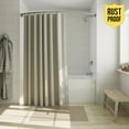thumbnail image 6 of Zenna Home 44" to 72" Rustproof Metal Curved Shower Rod, Nickel, 6 of 6