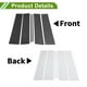 thumbnail image 3 of Moldura de ventana del pilar de la puerta Unique Bargains para Chevy Suburban 2021-2023 Patrón de fibra de carbono negro Sticker anti rasguños para los postes del pilar 6 piezas, 3 of 7