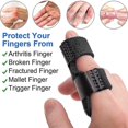 thumbnail image 3 of 2 Pcs Finger Splint, Snap Finger Splint For Broken Fingers, Finger Protection For Arthritis Pain, Sports Injuries Finger Protection Finger Cots Finger, 3 of 5