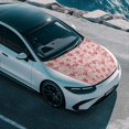 thumbnail image 6 of Pzuqiu Car Hood Cover showcasing Red Paw Prints - Waterproof All-Weather Protection for Car Enthusiasts, Men and Women, 6 of 9