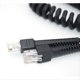 thumbnail image 5 of Cable Ethernet de 1000 Mbps RJ45 Cat6 8P8C UTP Macho A Macho, Cable en Espiral Estirado, Par Terminado, Cat6 Monitor, 5 of 6