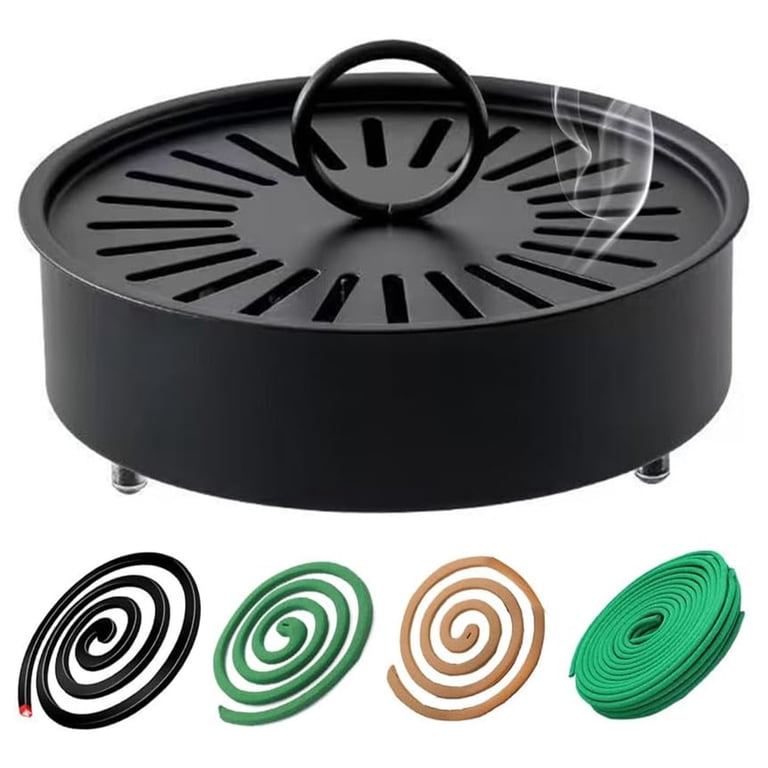 Mosquito Coil Holder, Metal Mosquito Repellent Coil Holder with