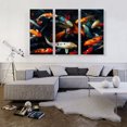 thumbnail image 2 of ARTCANVAS Koi Carp Fish China Asia Japan in Pond Canvas Art Print - Size: 60" x 40" (0.75" Deep) (3-Piece), 2 of 9