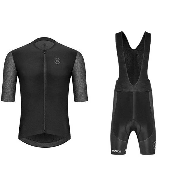 WILLBEST Conjunto de Ropa Deportiva de Ciclismo de Verano para Hombre y Mujer, de Lana Cálida y Pantalones Cortos con Tirantes, de Manga Media.