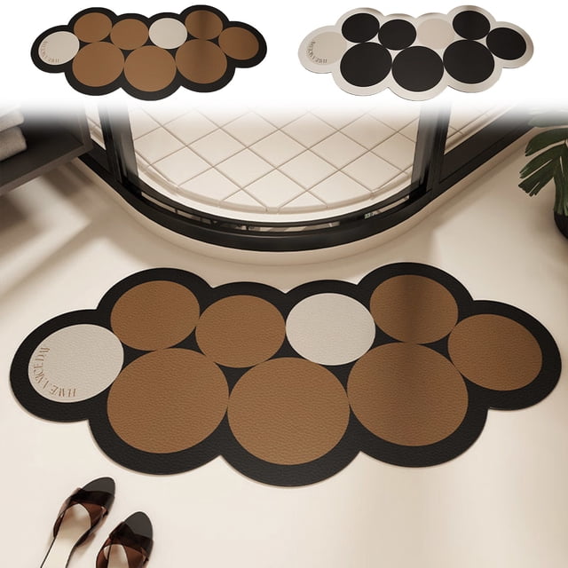 Cyber and Monday Sales! kkbbma Bathroom Rugs Mat Clearance Diatomite Floor Mat Household Bathroom Rugs Mat Absorbent Door Mat Bathroom Diatomite Foot Mat Non Slip Floor Mat Absorbent Quick Drying Mat