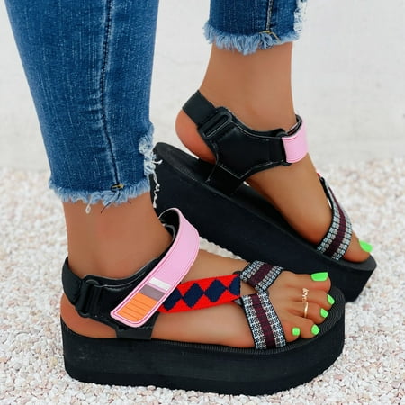 

Sandals Women s Sandals Ladies Women s Ethnic Retro Eva Beach Shoes Platform Sandals