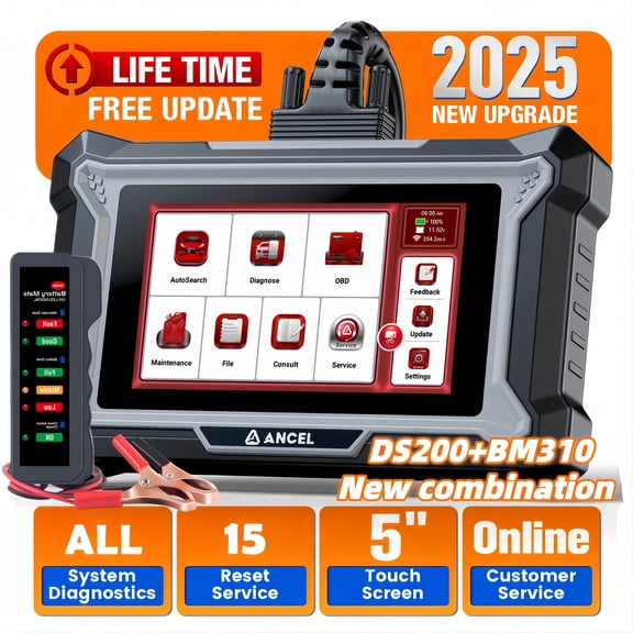 [Second Hand] ANCEL OBD2 Diagnostic Tool All System Car Scanner Code Reader ABS Reset TPMS Free Update