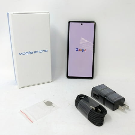 Pre-Owned Google Pixel 7a 5G 128GB GWKK3 T-Mobile 6.1 in 8GB RAM Phone - Charcoal Generic Box(Good)