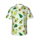 thumbnail image 1 of Balery Cartoon Fruit Camisas hawaianas de manga corta para hombre, camisas playeras de corte holgado, camisas de vacaciones con botones,Large, 1 of 7