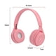 thumbnail image 5 of Auriculares Bluetooth orejeras de proteína de memoria suave y micrófono integrado para iPhone/teléfono Android/PC/TVRosado Xemadio 223000-3, 5 of 7