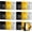 Black Gold Silver a, variant on 3 Pack 10 Long Yellow Metallic Foil Fringe Garland Wall Hanging Tassle Banner, Mother's Day, Easter, Parade Floats, Birthday, Theme Party, Wedding Party Decorations
