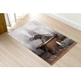thumbnail image 5 of Cute Elephant Rug, Area Rug, Office Rug, Stair Rug, Hallway Rug, Animal Rug, Bathroom Rug, Large Rugs, Corridor Rugs, Decorative Rugs, 3.3'x6.5' - 100x200 cm, 5 of 8