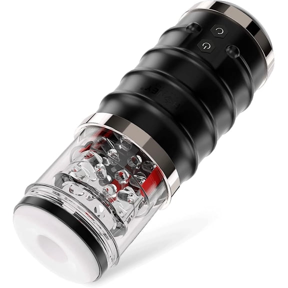 Automatic Male Masturbator Sex Toys for Men Hands Free Masturbators Cup with 7 Thrusting & Rotating Modes for Penis Stimulation Electric Pocket Stroker Adult Sex Toys