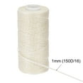 thumbnail image 3 of 55 Yards 150D/1mm Leather Sewing Polyester Waxed Thread (Pearl), 3 of 5