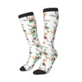 thumbnail image 2 of Balery Pretty Floral With Leaves Fun Novelty Socks Men'S Women'S Crew Socks Funny Crazy Novelty Socks Quirky And Cool Socks, 2 of 9