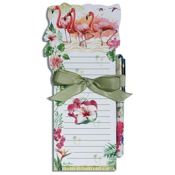 Lissom Design 21065 8.75 x 3.75 in. Die Cut List Pad - Tropical Paradise