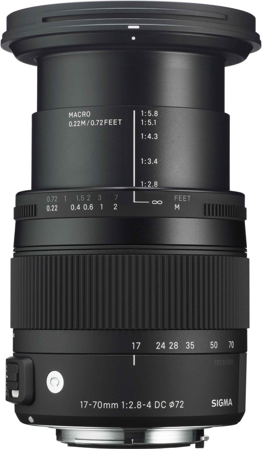 Sigma 884101 F2.8-4 Contemporary DC Macro OS HSM 17-70mm Zoom Lens