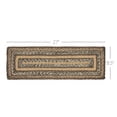thumbnail image 3 of VHC Brands Espresso Stair Tread, Jute Blend, Rect, Brown Black Tan White, 8.5 x 27 inches, 3 of 5