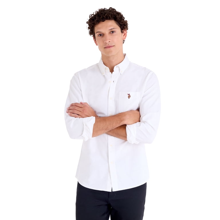 U.S. Polo Assn. Men's Long Sleeve Oxford Shirt photo 3