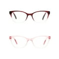 thumbnail image 2 of Foster Grant Pink Cat Eye Reading Glasses, 2 of 8