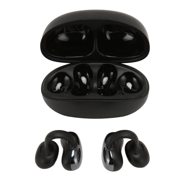 Auriculares Inalámbricos De Oído Abierto, Ahorro De Energía 55H Tiempo De Reproducción Clip De Oído Auriculares Bluetooth Estéreo HiFi Para Deportes Para Correr