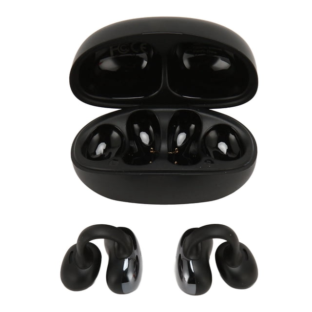 Auriculares Inalámbricos De Oído Abierto, Ahorro De Energía 55H Tiempo De Reproducción Clip De Oído Auriculares Bluetooth Estéreo HiFi Para Deportes Para Correr