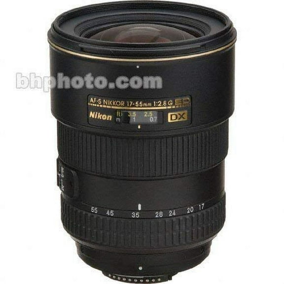Nikon AF-S DX NIKKOR 17-55mm F/2.8G IF-ED Zoom Lens with Auto Focus for Nikon DSLR Cameras International Version (No warranty)