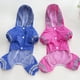 thumbnail image 3 of Chubasquero para perros Ropa para mascotas Ropa para perros Ropa bonita para protegerse del sol Chubasquero rosa y azul para mascotas de cuatro patas para primavera y verano, 3 of 6