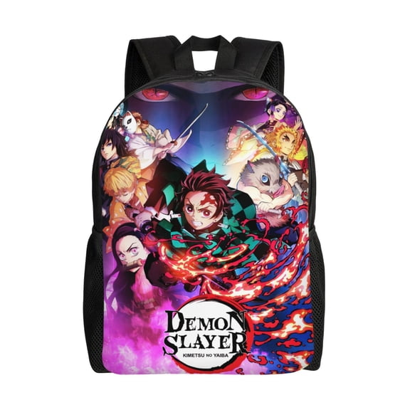 Demon Ta-njiro Slay-er Backpacks Travel Laptop Backpack Lightweight Bookbags Casual Daypack