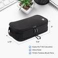 thumbnail image 3 of J World Doodle Pencil Case with Organizational Pockets and Handle Strap, Black, 3 of 7
