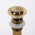 thumbnail image 5 of Tapón de desagüe para fregadero, resistente a los arañazos diarios con superficie pulida similar a un espejo, mecanismo emergente que garantiza un funcionamiento sencillo, acero inoxidable y latón, 5 of 5