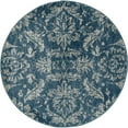 thumbnail image 1 of Art Carpet 841864103465 5 Pi Arabella Collection Arabesque Tissé Zone Ronde Tapis&44; Bleu, 1 of 5