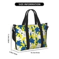 thumbnail image 2 of Travel Duffle Bag White Blue Lilies Flowers Travel Tote Bags Carry on Luggage Waterproof Weekender Bags with Top Handle Adjustable Shoulde Strap for Travel Gym, 2 of 5